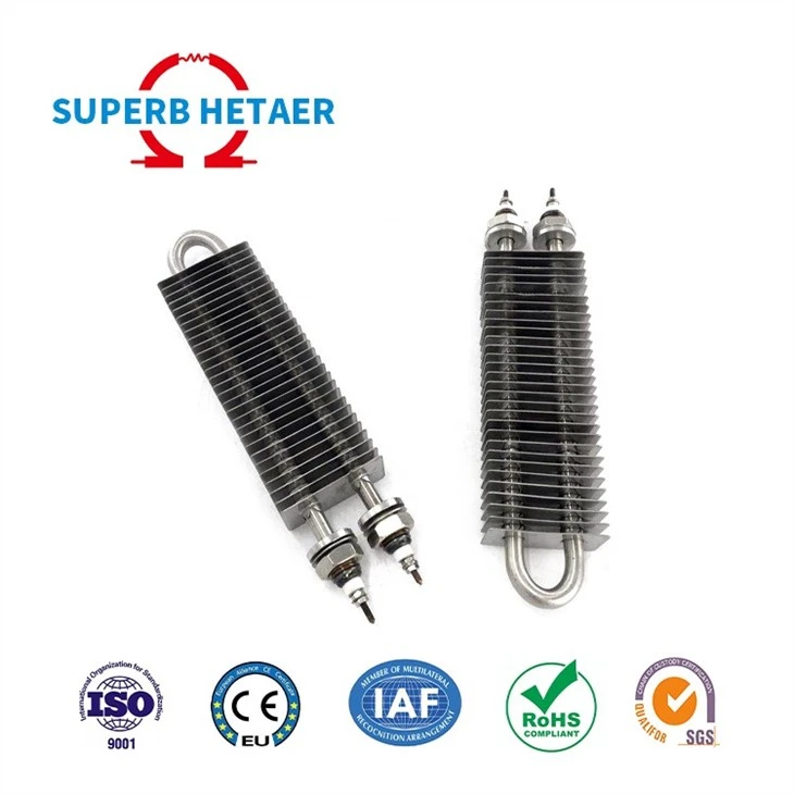 I Shape Straight Finned Tubular Heater