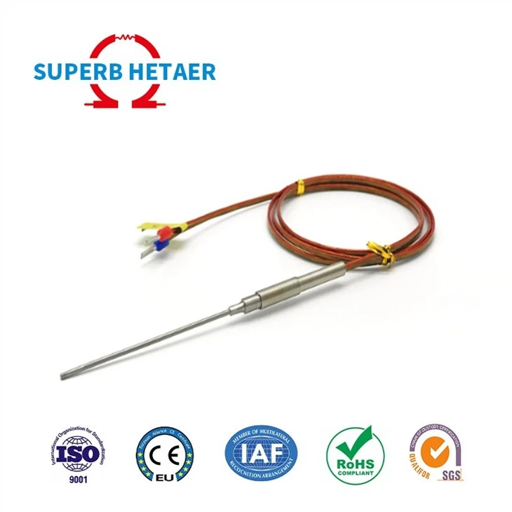 J K Type Pt100 Rtd High Temperature Thermocouple Sensor