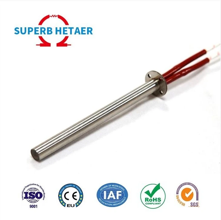 Cartridge Heater With Square Flange